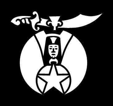 Mason Masonic Shrine Emblem Vinyl Decal