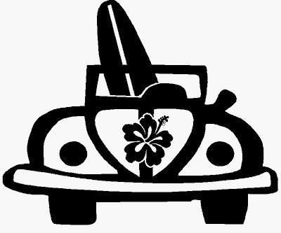 Hawaiian Vinyl Car Decals 09