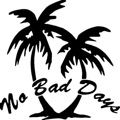 No Bad Days Vinyl Car Decal