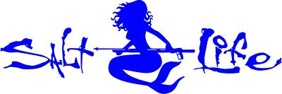 SALT LIFE mermaid water life hawiaan CAR DECAL