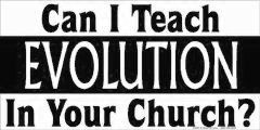 Can I Teach Evolution Decal 1847