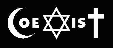 Coexist Car Decal 20g