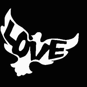 Dove LOVE Die Cit Decal 2