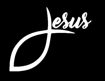 Jesus Fish Decal Sticker 99