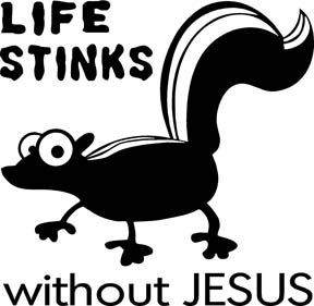 Life Stinks Decal 1879