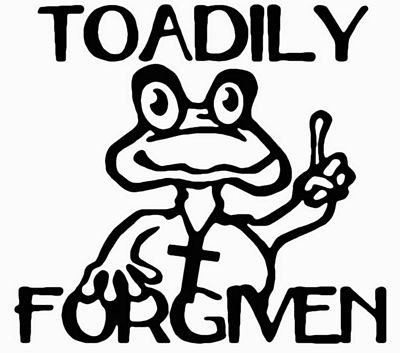 TOADILY Forgiven Die Cut Vinyl Decal Sticker