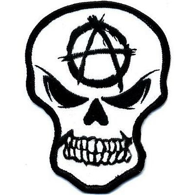 Anarchy Skull Vinyl Decal 1798