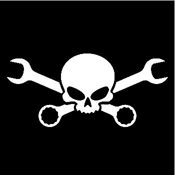 Skull Decal Sticker 3962