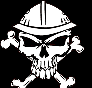 Skull Logo with Helmet 1822