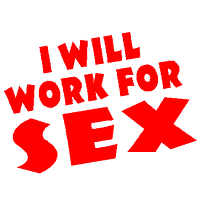 1 Work 4 Sex vinyl sticker 434