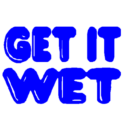 Get It Wet vinyl sticker 494