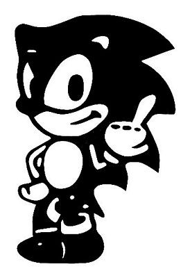 Sonic The Hedgehog Flip Sticker