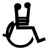 wheel chair love decal