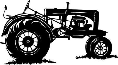 Tractor Farm Equipment Tractor Car Sticker