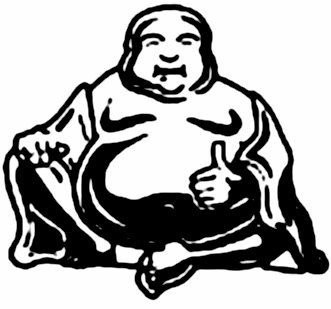 Buddha Religious Sticker