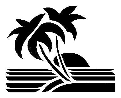 Palm Tree Decal