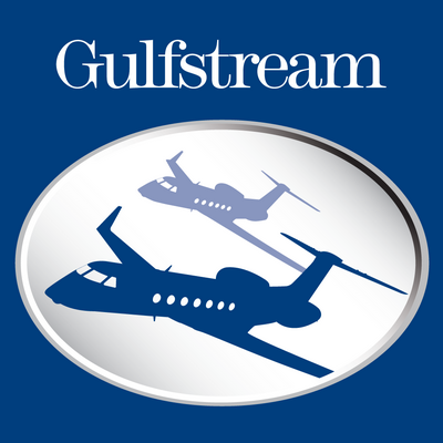 gulfstream color logo sticker