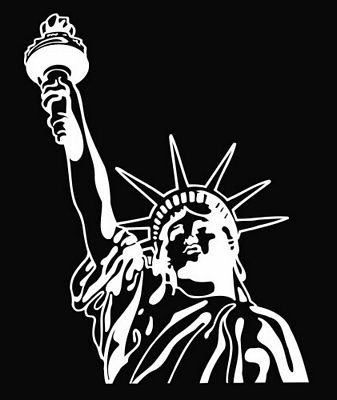 Statue of Liberty Die Cut Vinyl Decal Sticker