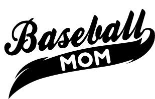 Baseball Mom 2 Sport Spirit Decal