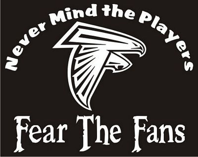 Fear The Fans Falcons NFL Football