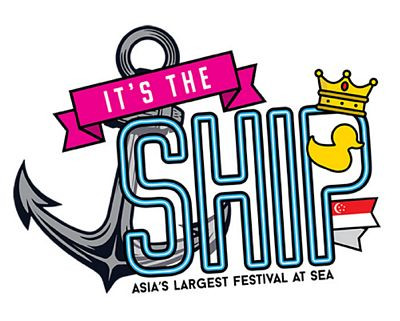 ASIA FESTIVAL AT SEA SHIP LOGO STICKER