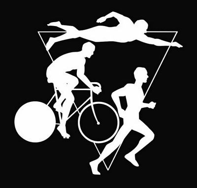 Triathlon Ironman Vinyl Die Cut Decal Sticker