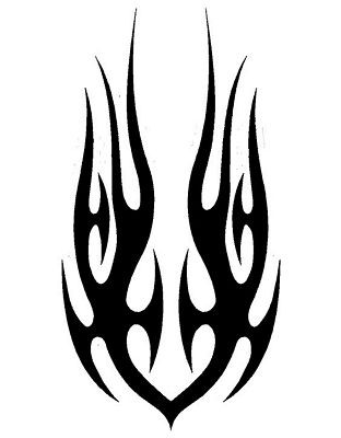 Tribal Design Diecut Decal