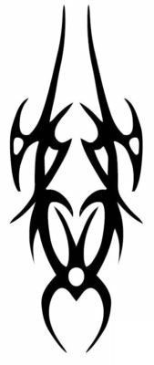 Tribal Design Vinyl Sticker