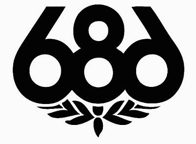 686 Skateboard Logo Car Decal