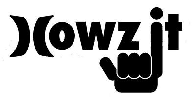 Hurley Howzit Sticker