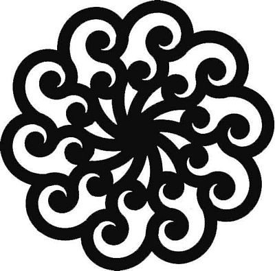 Celtic Design Girl Sticker 2