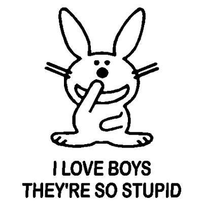 Happy Bunny Decal 947