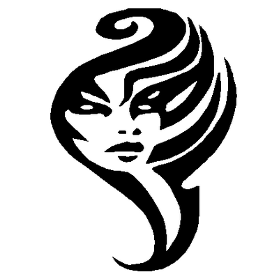 Tribal Face Decal 733