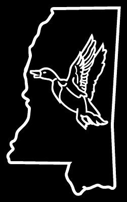 Duck Hunting Alabama ANY STATE OUTLINE Diecut Vinyl Hunting Decal