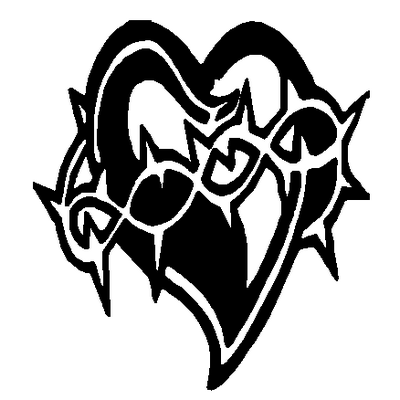 Heart & Barbwire Decal 718