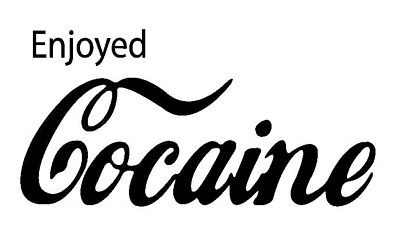 Cocaine Sticker