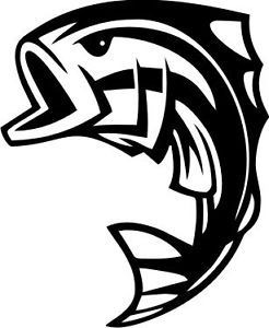 Bass Jumping Decal 44