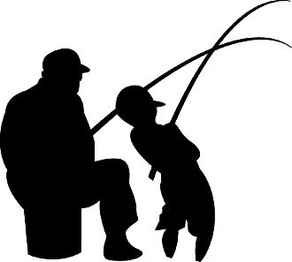 Hunting Fish Diecut Decal 13