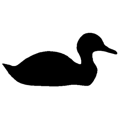Decoy duck decal 323