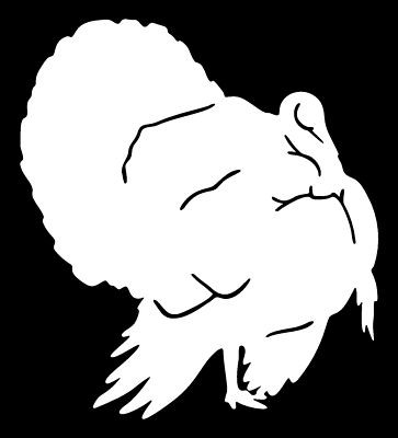 Duck Decals Car TURKEY Stickers 4