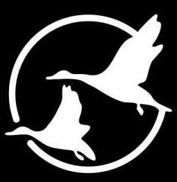 Ducks Circle Vinyl Hunting Car Decal