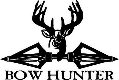 Bow Hunter Vinyl Hunting Car Decal