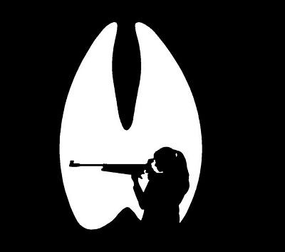 Chick Hunter Hunting Decal