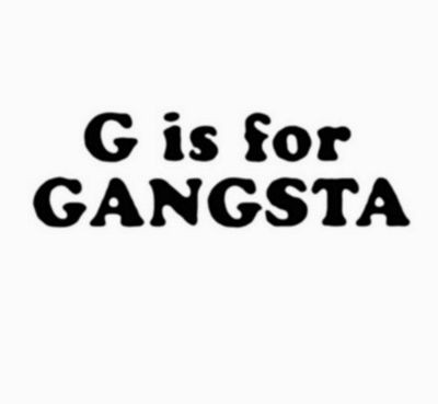 Gangsta Decal