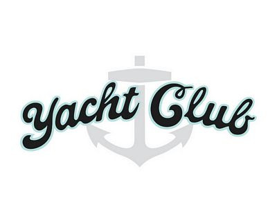 Yacht Club Logo sticker