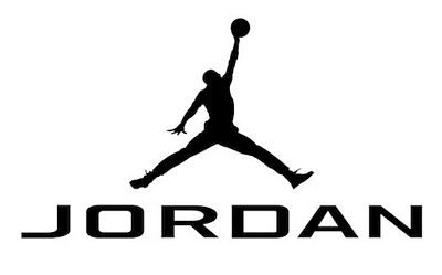 Michael Jordan Logo Diecut Decal with name