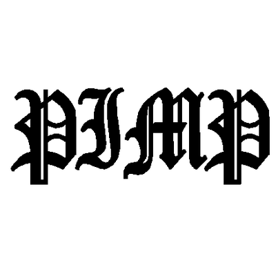 Pimp vinyl sticker 313