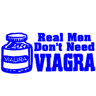 Real Men Viragra sticker 746