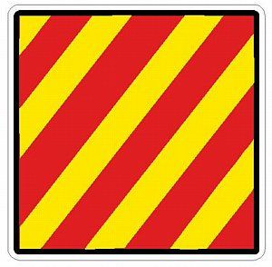 Nautical Flag Alphabet Y Sticker