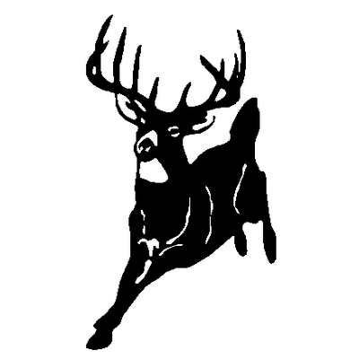 Running Buck Decal 980